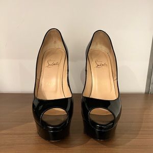 Christian Louboutin lady peep toe 37.5